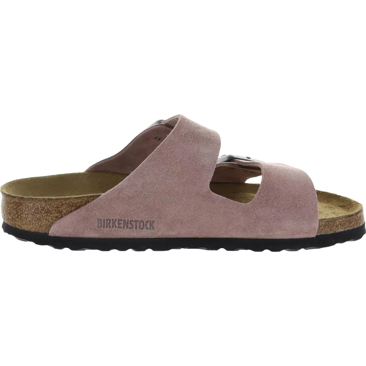 Damen Leder Schlupf-Sandalen mit Fußbett