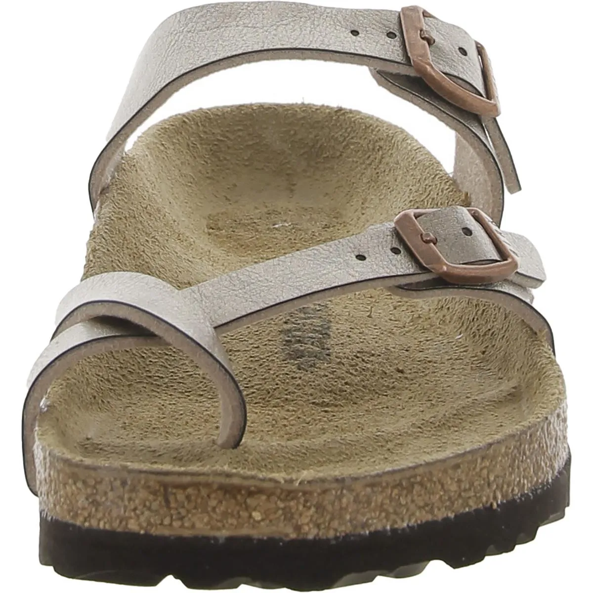 Damen Leder Schlupf-Sandalen