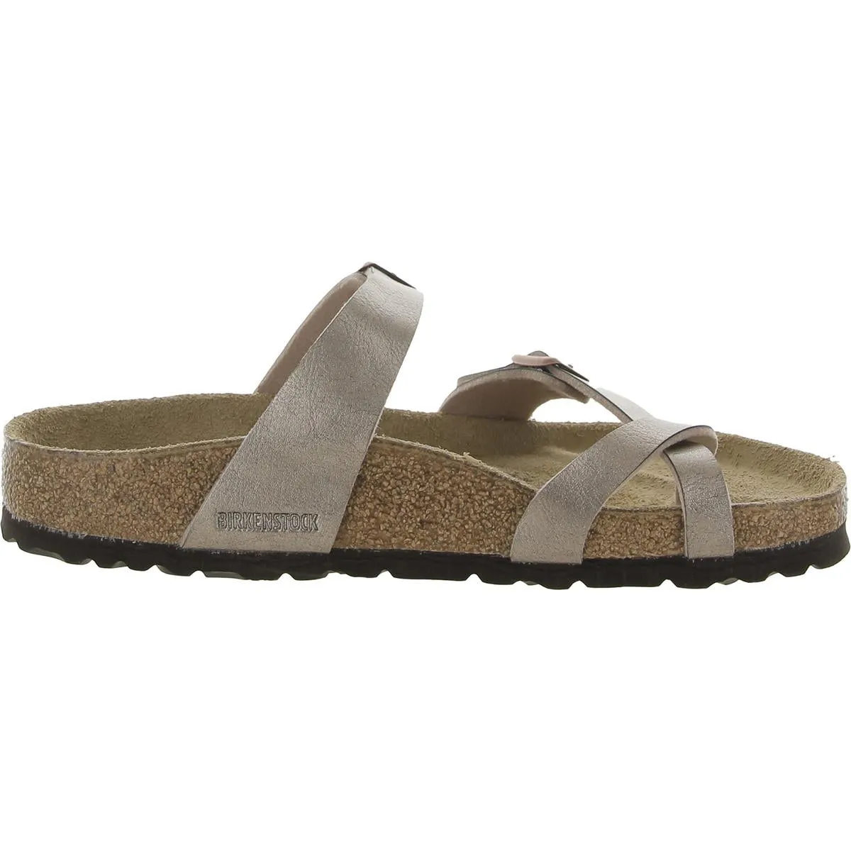 Damen Leder Schlupf-Sandalen