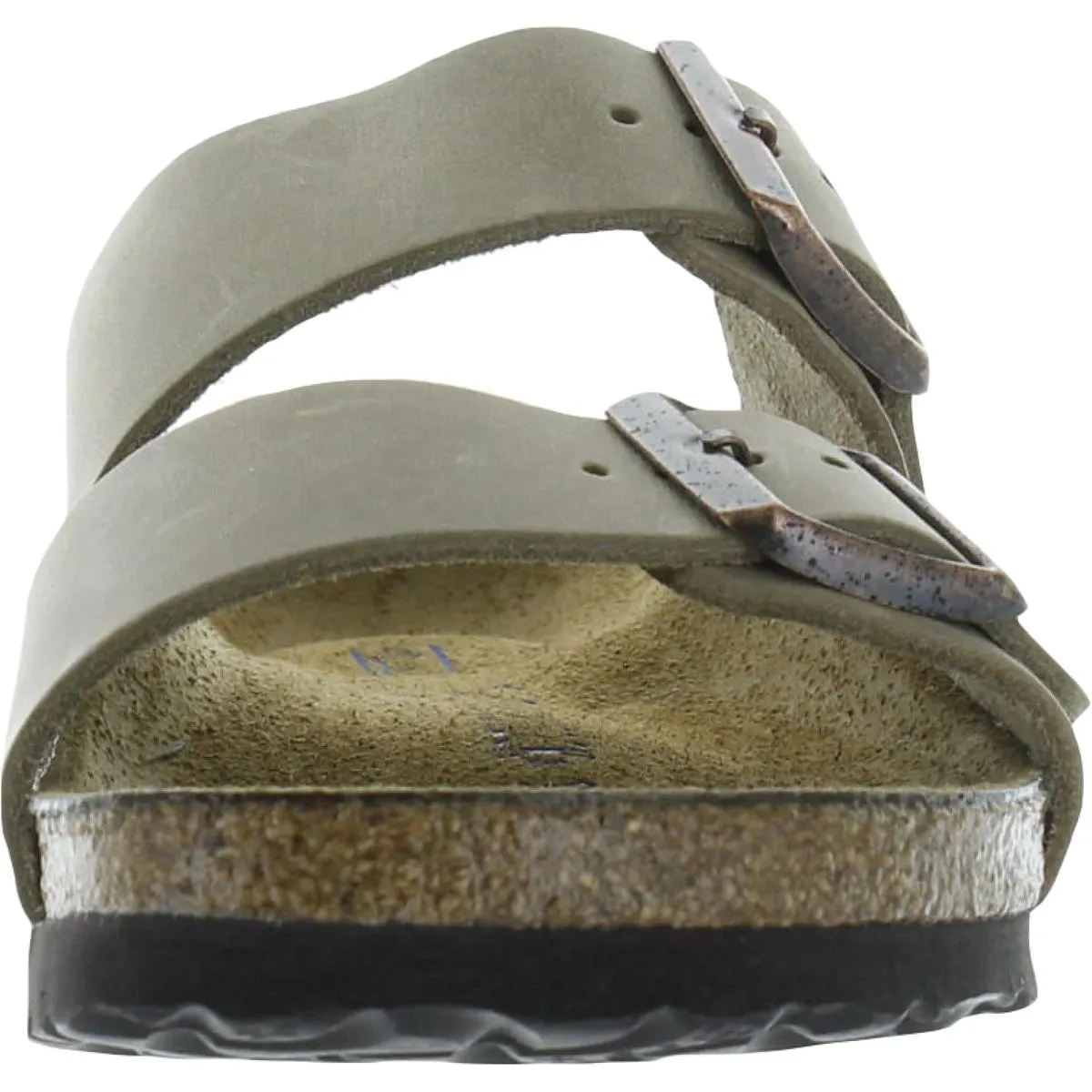 Damen Leder Schlupf-Sandalen