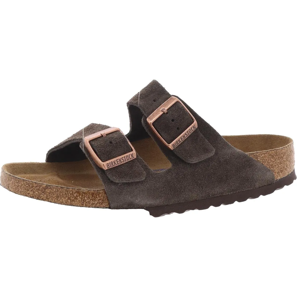 Damen Leder Soft-Fußbett Schlappen Sandalen