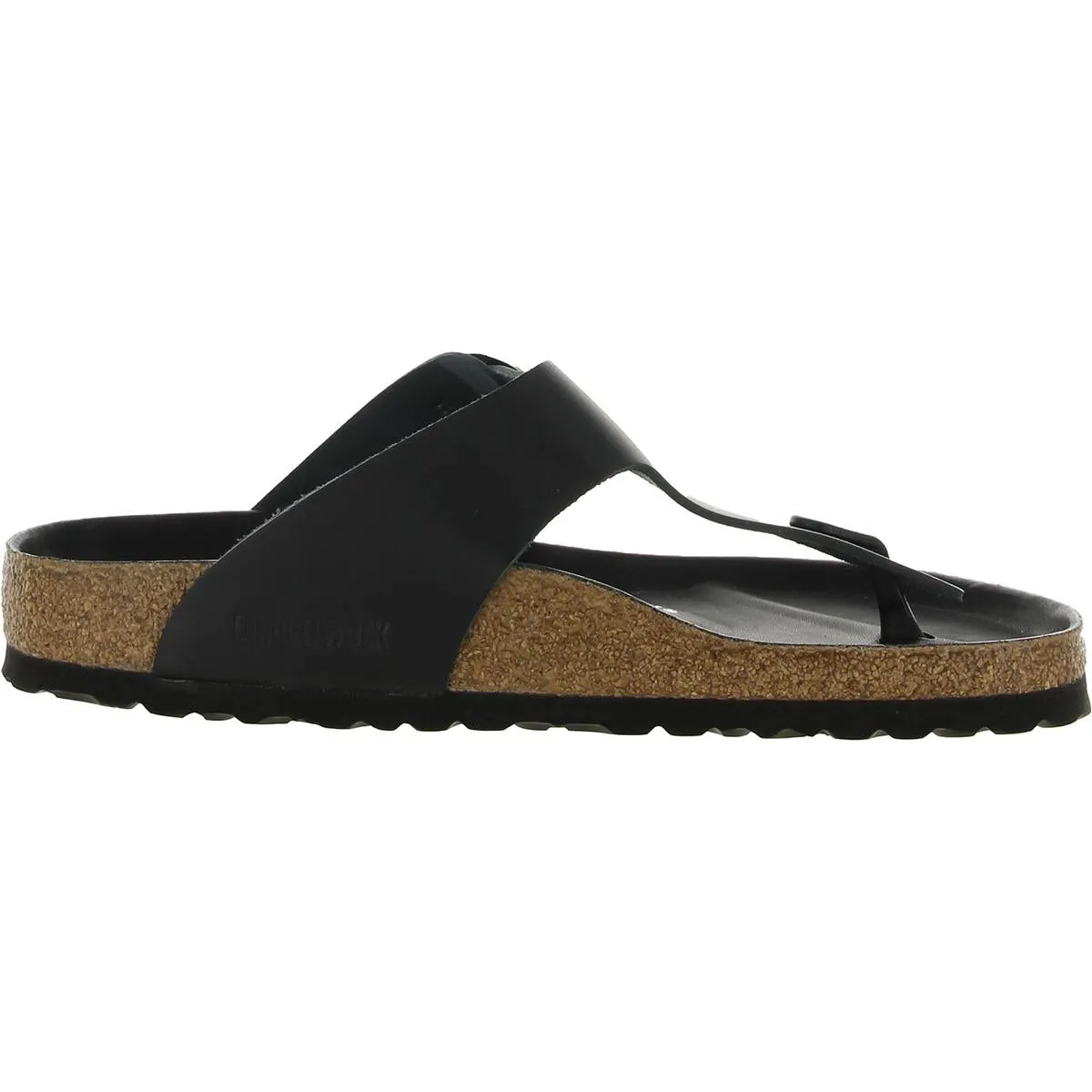 Damen-Ledersandalen mit T-Band und String