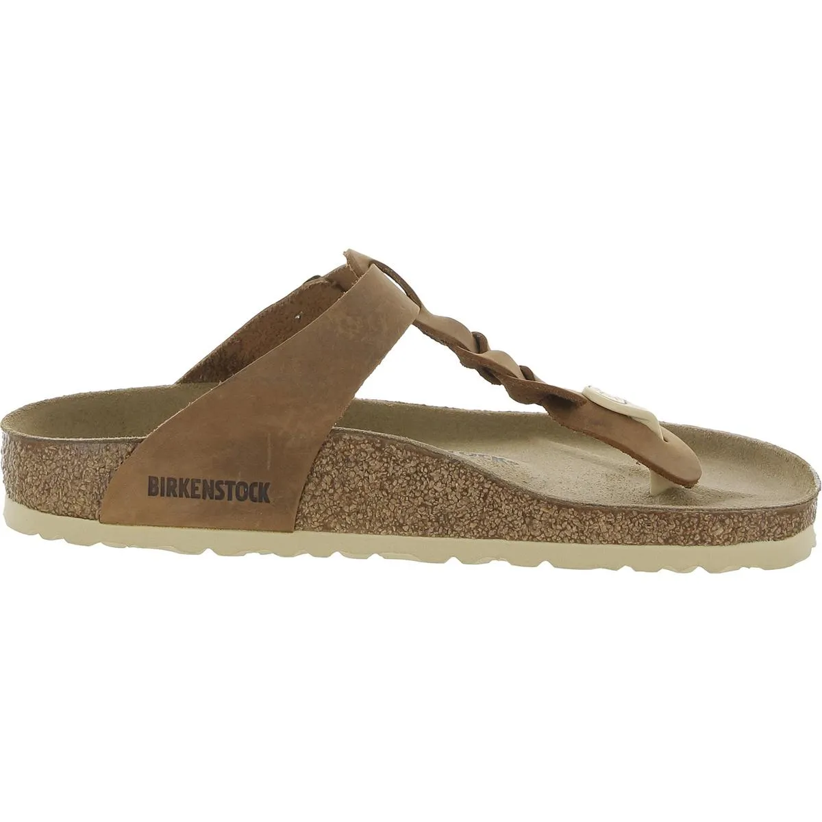 Damen-Lederslipper mit T-Band