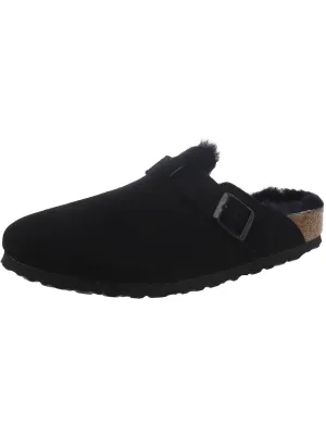 Damen Schlupf-Clogs mit flacher Sohle