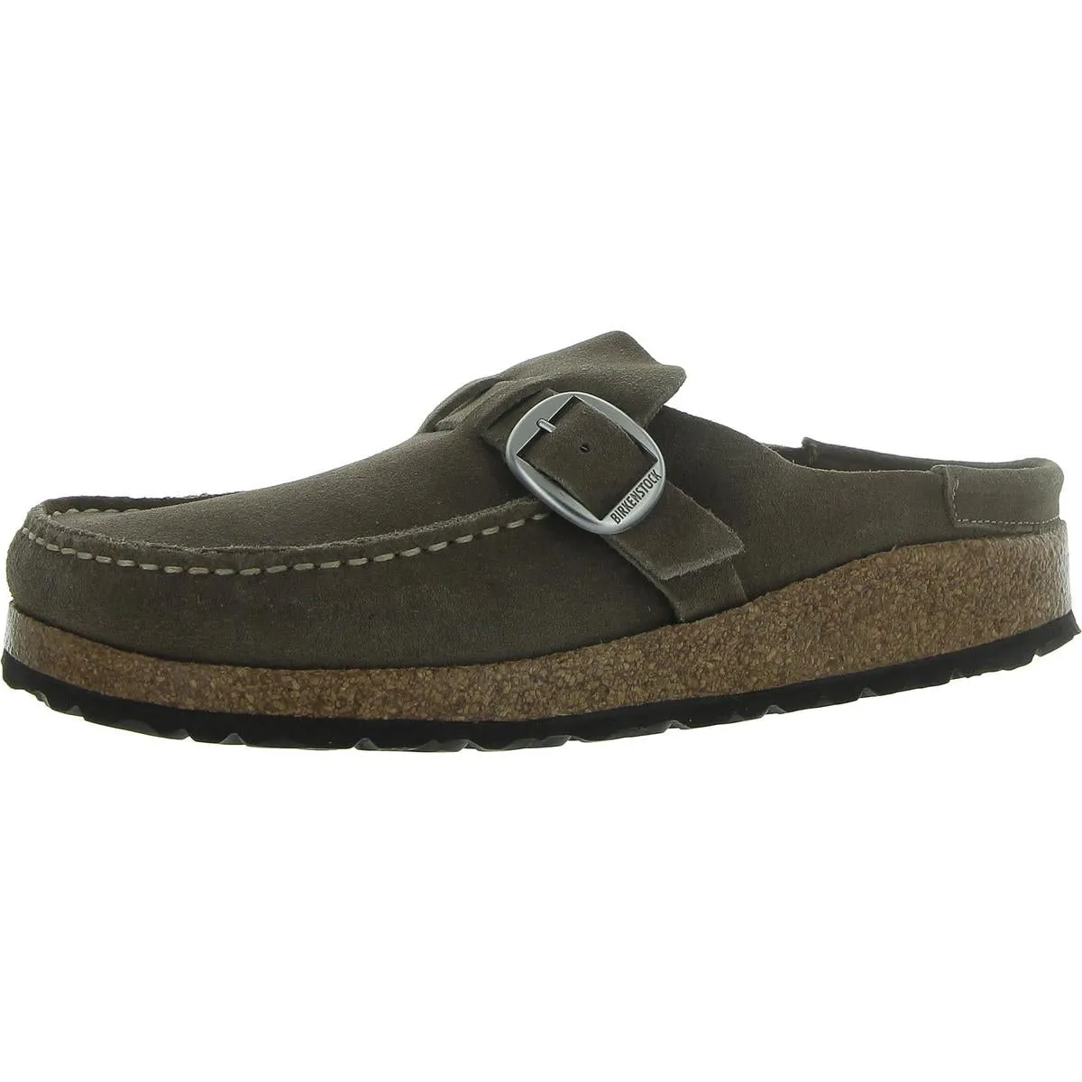 Damen Schlupf-Clogs mit flacher Sohle