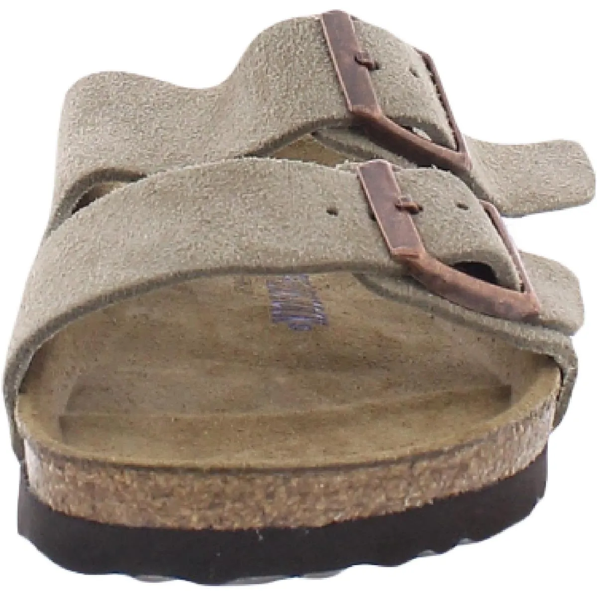 Damen Sandalen mit verstellbarer Sohle aus Wildleder