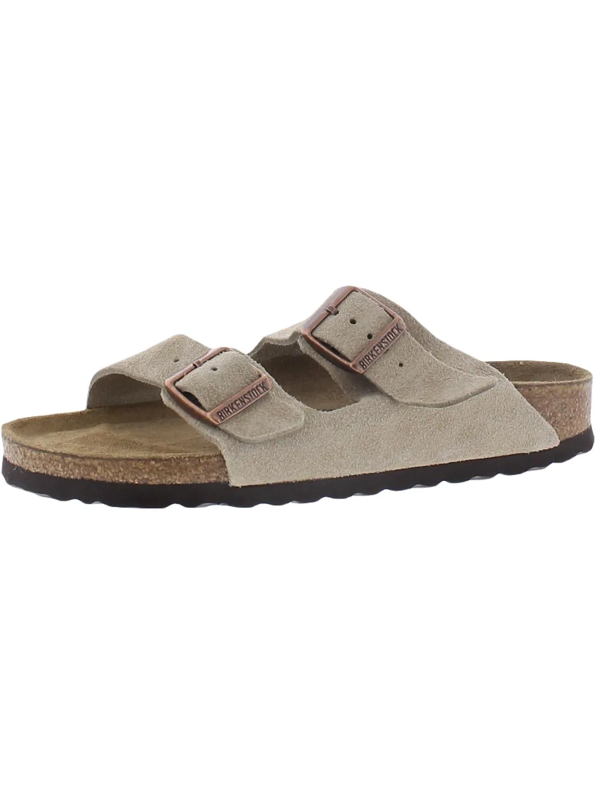 Damen Sandalen mit verstellbarer Sohle aus Wildleder