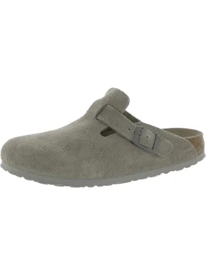 Damen Wildleder Sandalen mit geschlossener Spitze und Fußbett