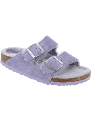 Damen Wildleder-Sandalen mit Schaffellfutter