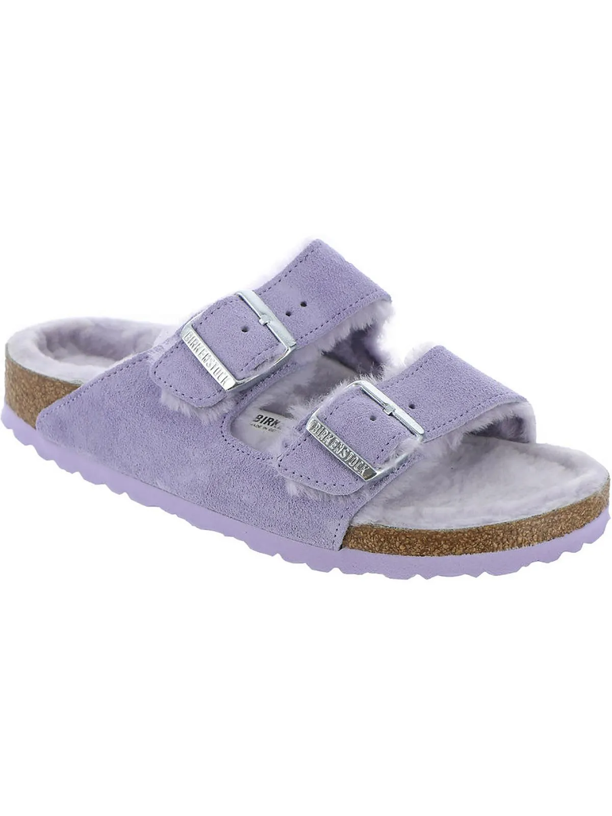 Damen Wildleder-Sandalen mit Schaffellfutter