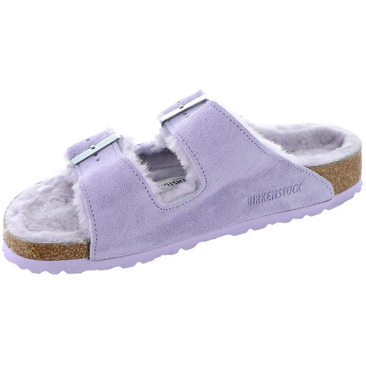 Damen Wildleder-Sandalen mit Schaffellfutter