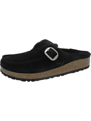 Damen Wildleder-Slide-Sandalen