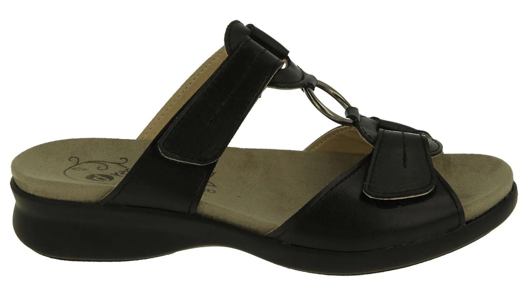 Damen-Scooter-Mules-Sandalen mit weiter Passform DB