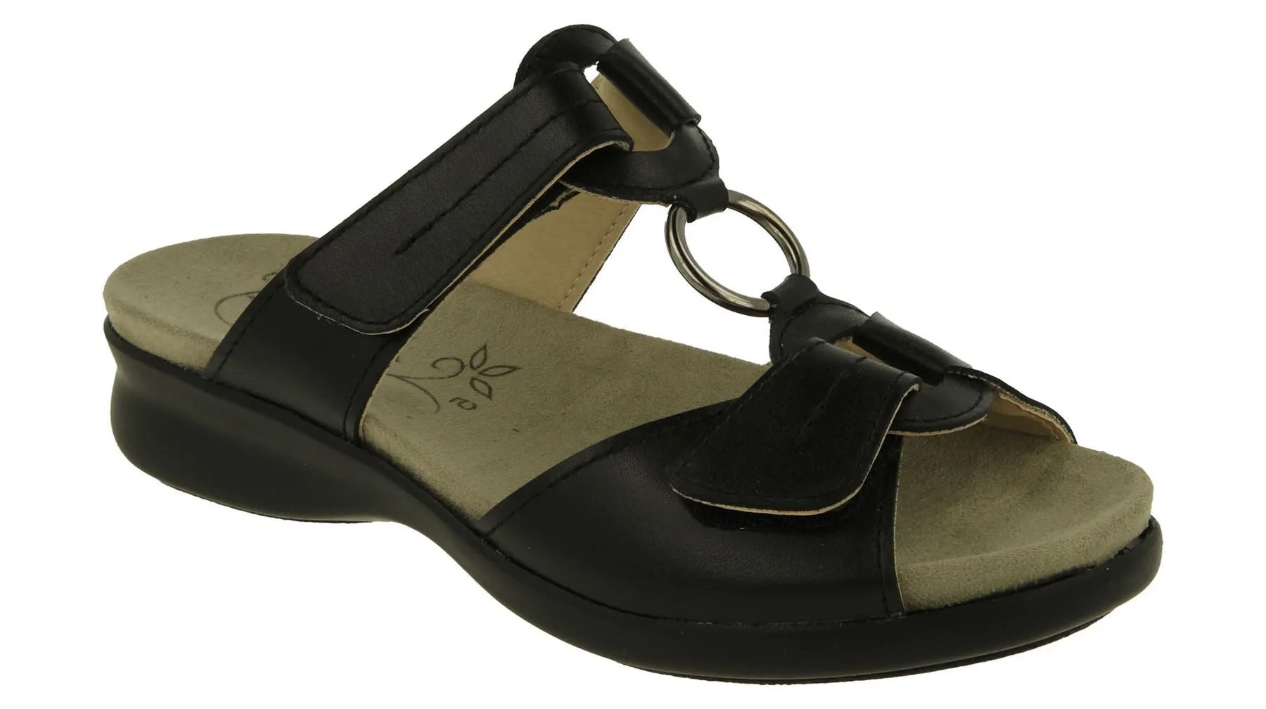 Damen-Scooter-Mules-Sandalen mit weiter Passform DB