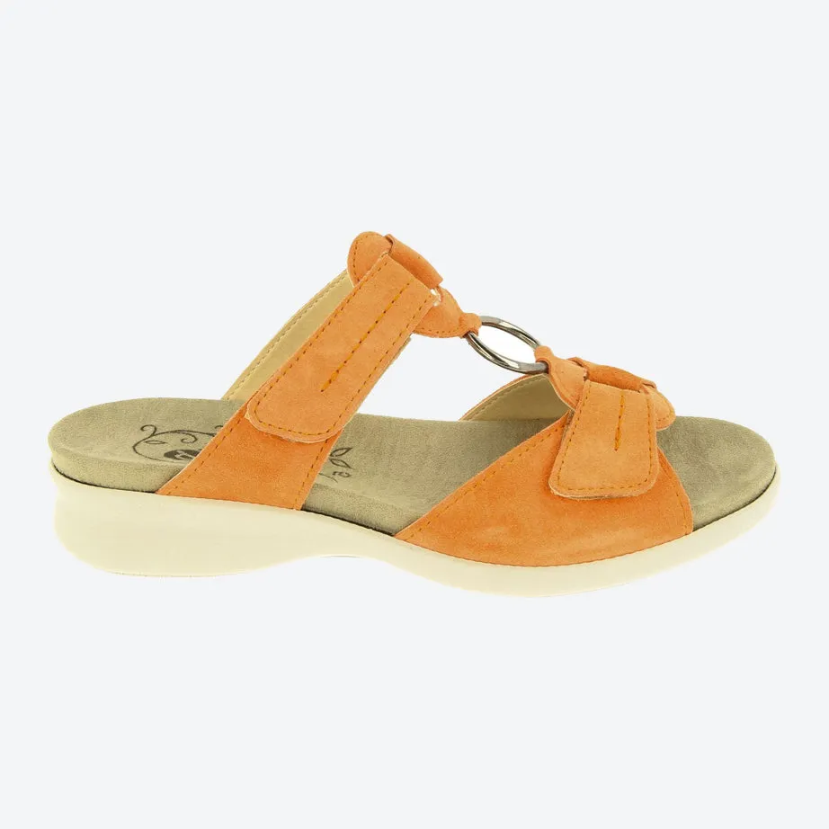 Damen-Scooter-Mules-Sandalen mit weiter Passform DB