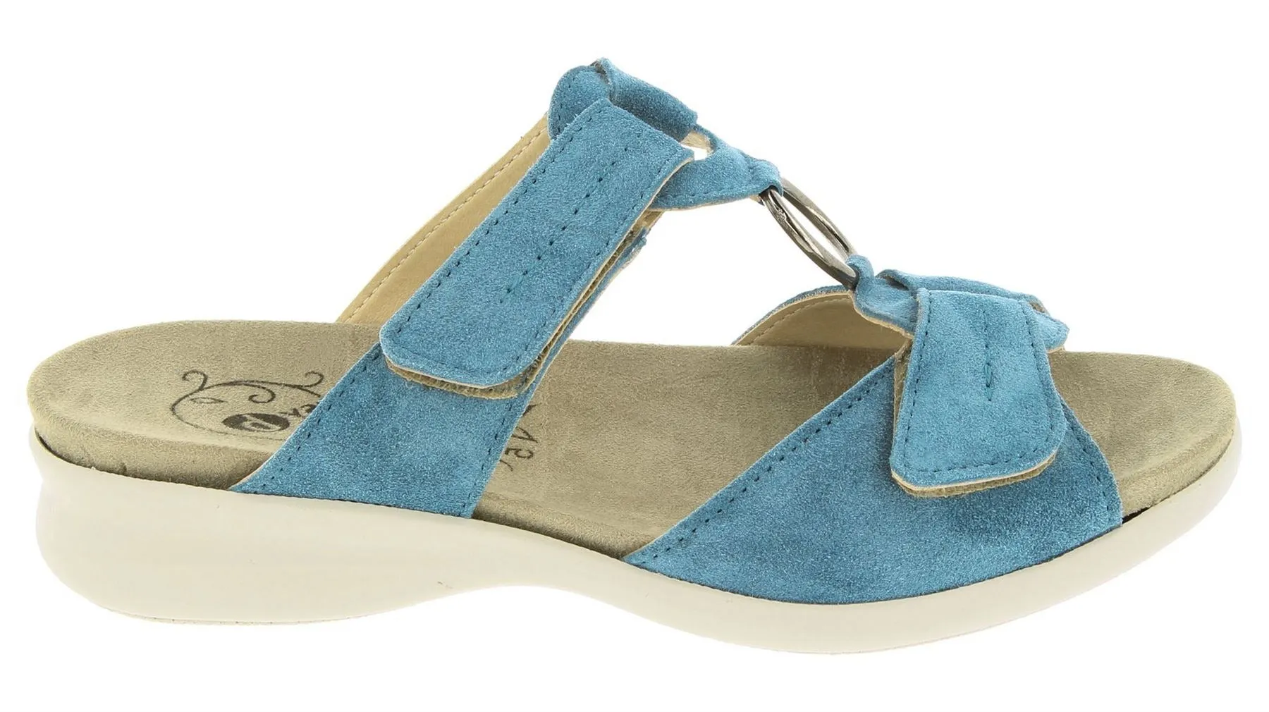 Damen-Scooter-Mules-Sandalen mit weiter Passform DB