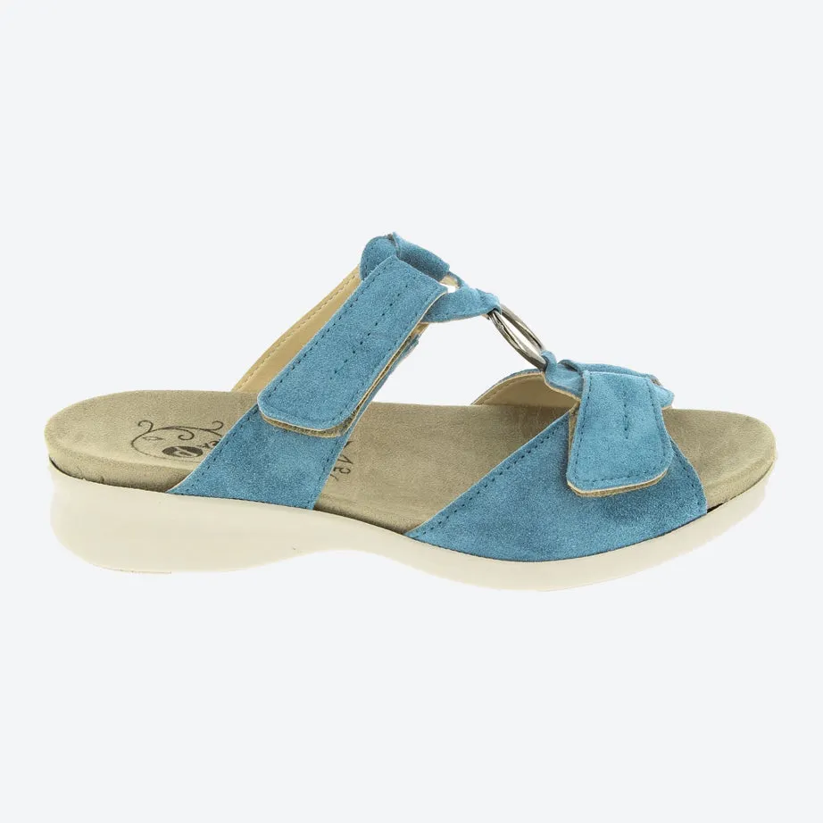 Damen-Scooter-Mules-Sandalen mit weiter Passform DB