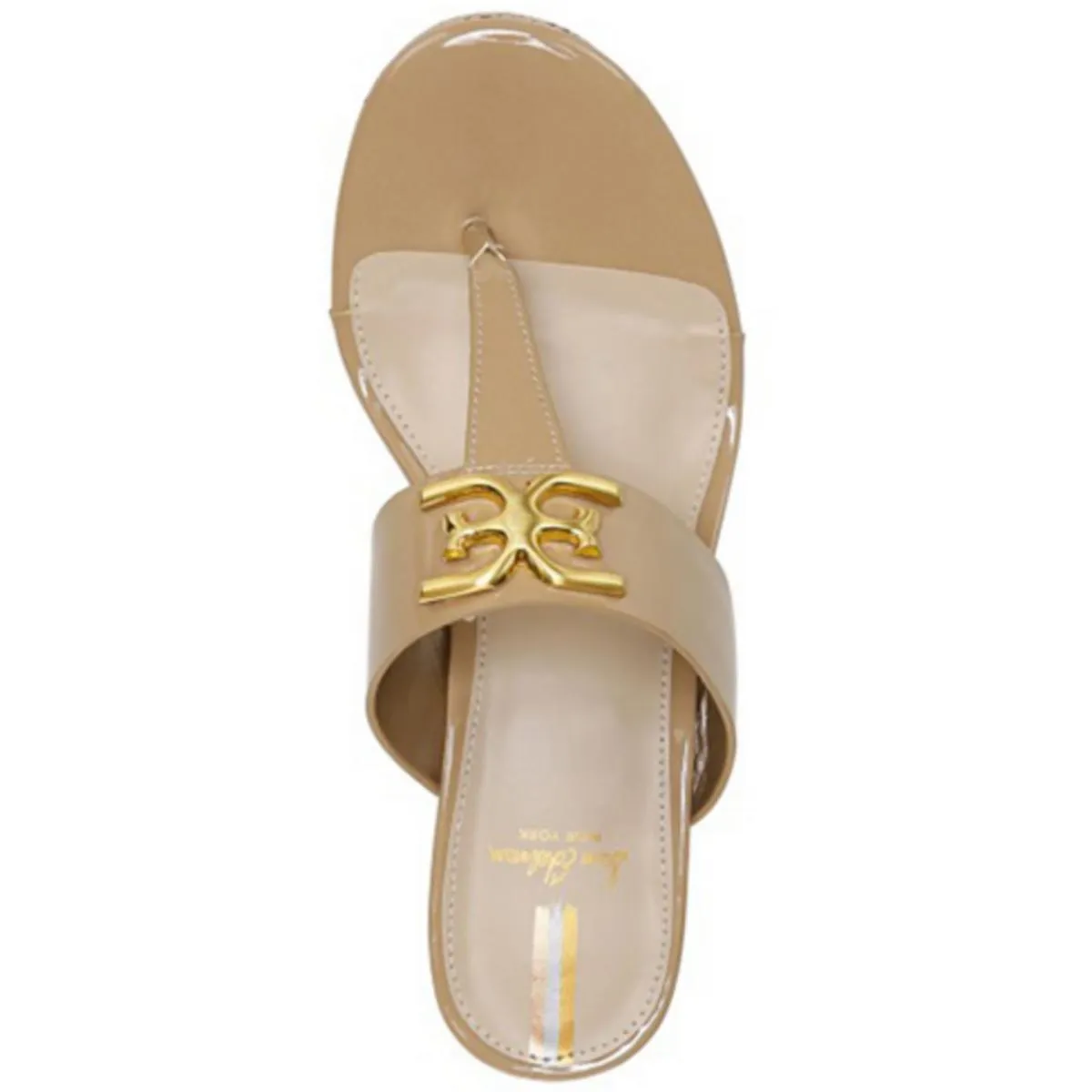 Yardlie Damen Patent-Kork Keil-Sandalen Ecco Schuhe