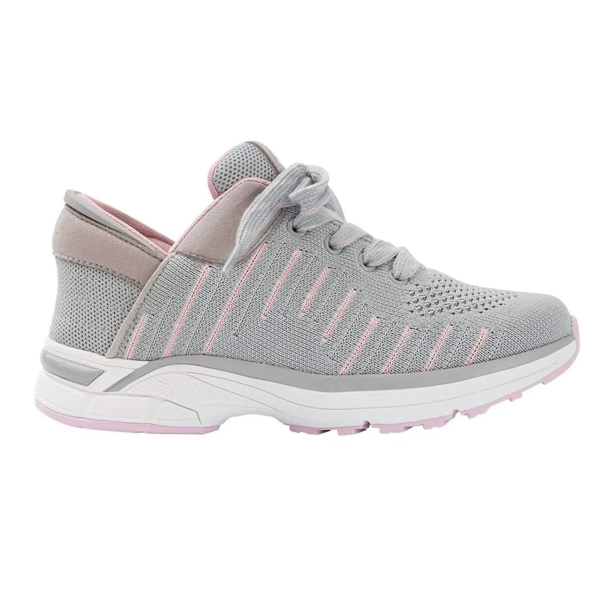 Zeba Damen Rose/Grau Schlupfschuh