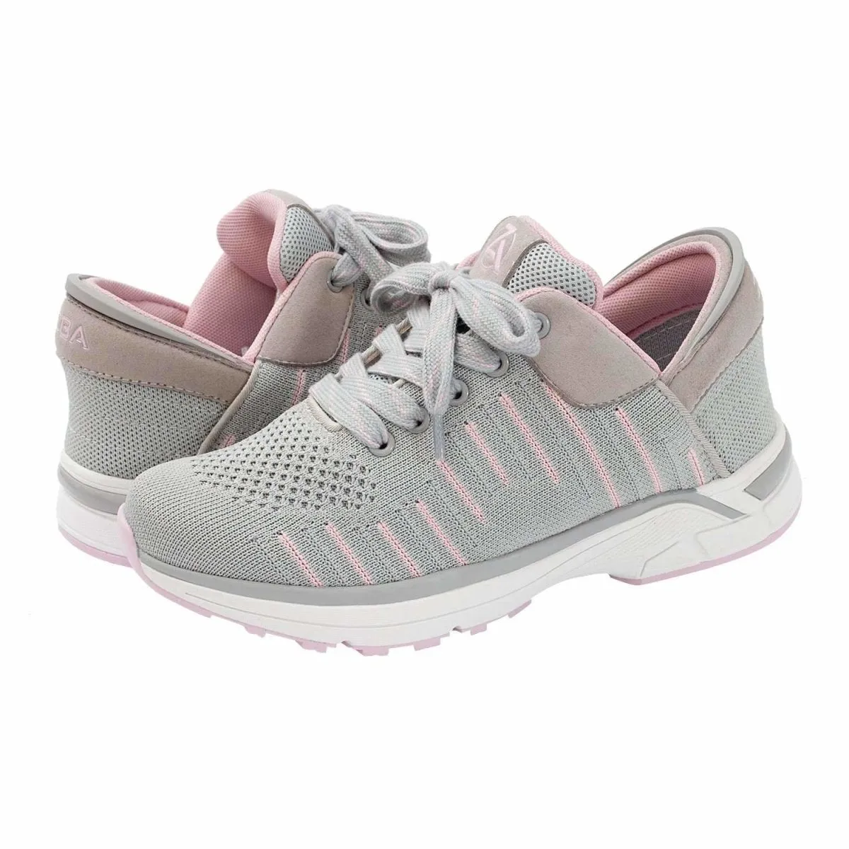 Zeba Damen Rose/Grau Schlupfschuh