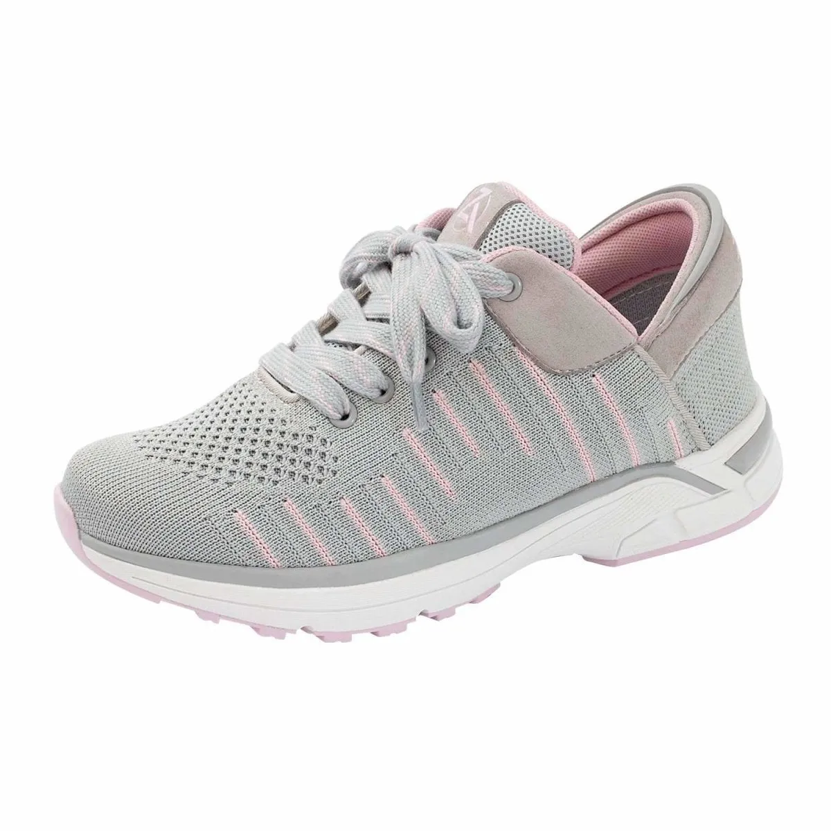 Zeba Damen Rose/Grau Schlupfschuh