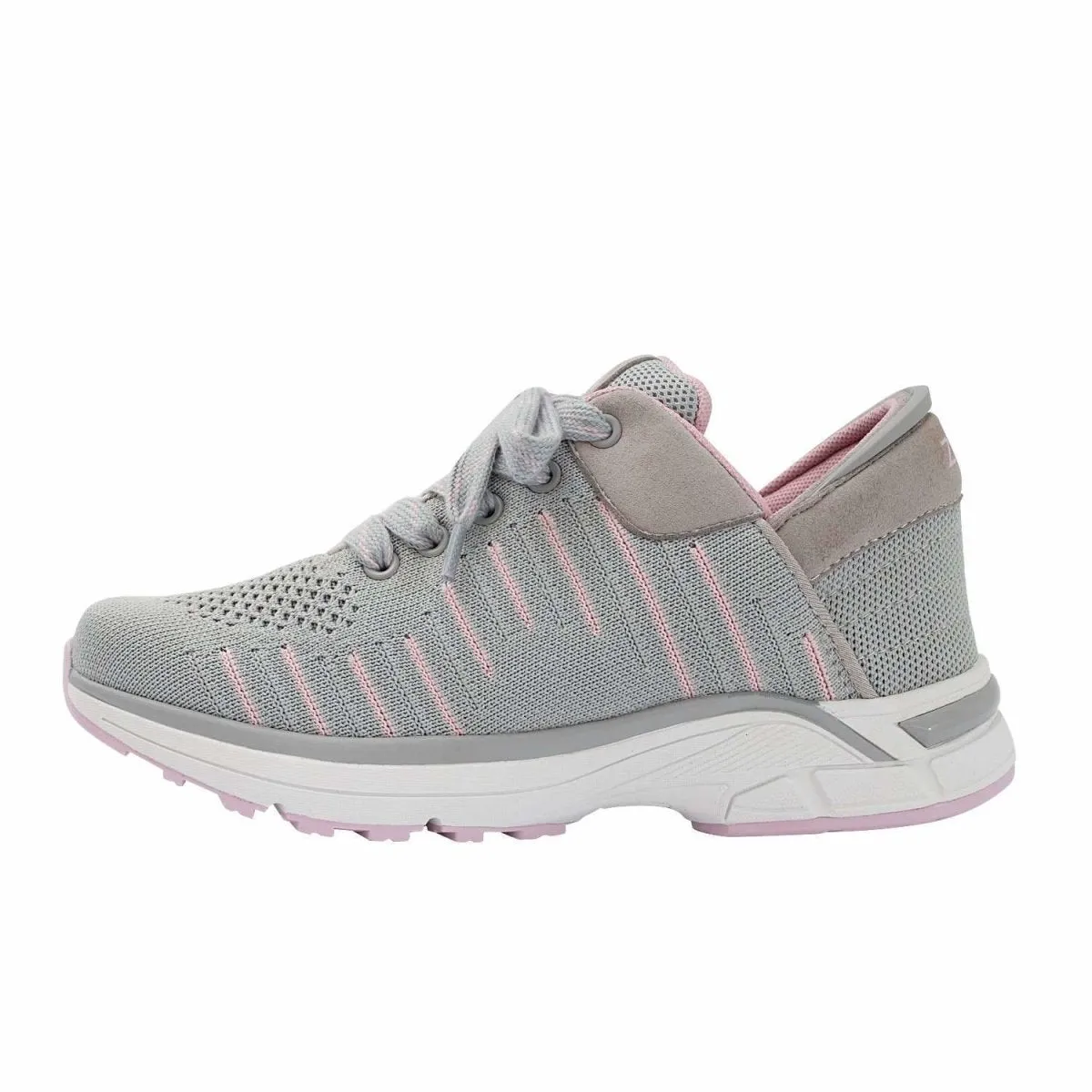 Zeba Damen Rose/Grau Schlupfschuh
