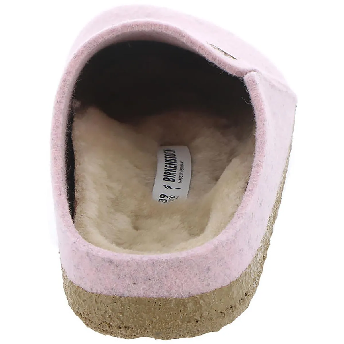 ZERMATT RIVET Damen Wollfilz Shearling Pantoffeln